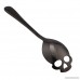 1pc 304 Stainless Steel Table Soup Coffee Tea Dessert Spoon Skull Designed (Ash black) - B0777MJH7C